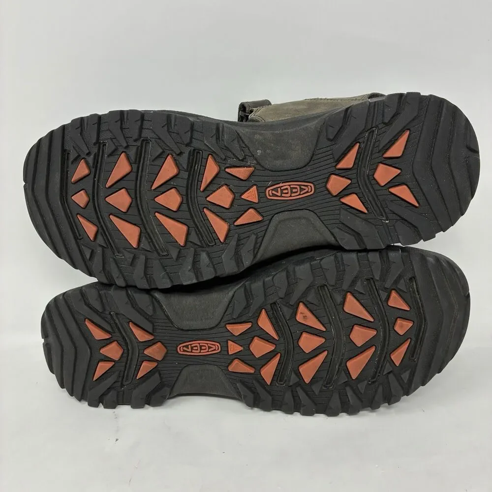 Keen Targhee III Open Toe Sandals Mens Size 11 Shoes Gray Waterproof Leather
